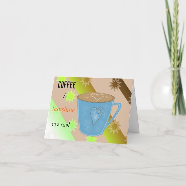 Kaffeeangebot Karte (Vorderseite)