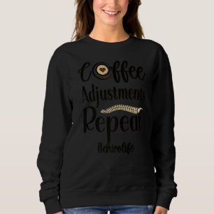 Kaffeeanpassungen Wiederholung der Lebensdauer von Sweatshirt