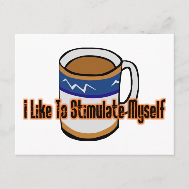 Kaffeeanregung Postkarte (Vorderseite)