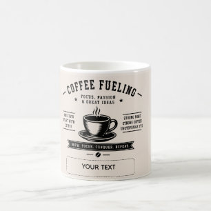 Kaffeeantrieb – Motivierender Personalisierter Kaf Kaffeetasse