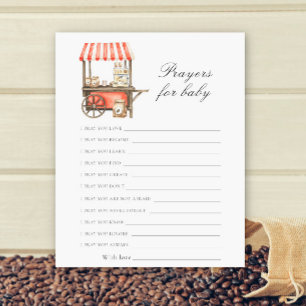 Kaffeebabyparty Gebete für das Baby