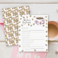 Kaffeebabyparty - Wünsche fürs Baby