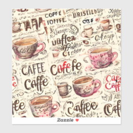 Kaffeebäckerei Business-Kaffeemaschine Aufkleber