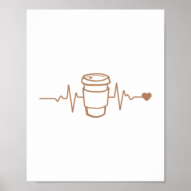 Kaffeebasis, für Kaffeeliebhaber Poster (Vorne)