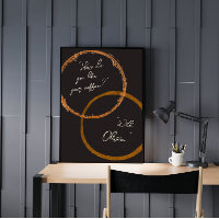 Kaffeebasis Niedliches Schlafzimmerposter