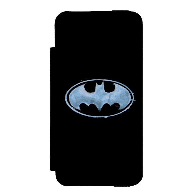 Kaffeebasis Symbol - Blau Incipio iPhone Geldbeutel-Hülle (Folio Vorderseite)