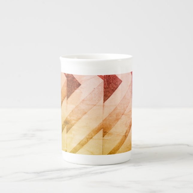 "Kaffeebecher am Morgen" Prozellantasse (Vorderseite)