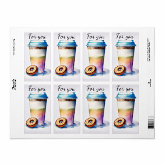 Kaffeebecher Aquarellmalerei