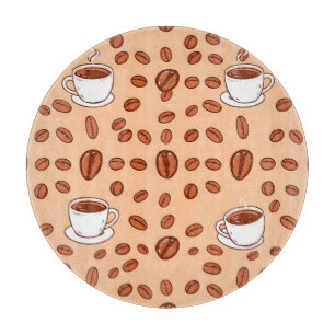 Kaffeebecher Cozy Muster Schneidebrett