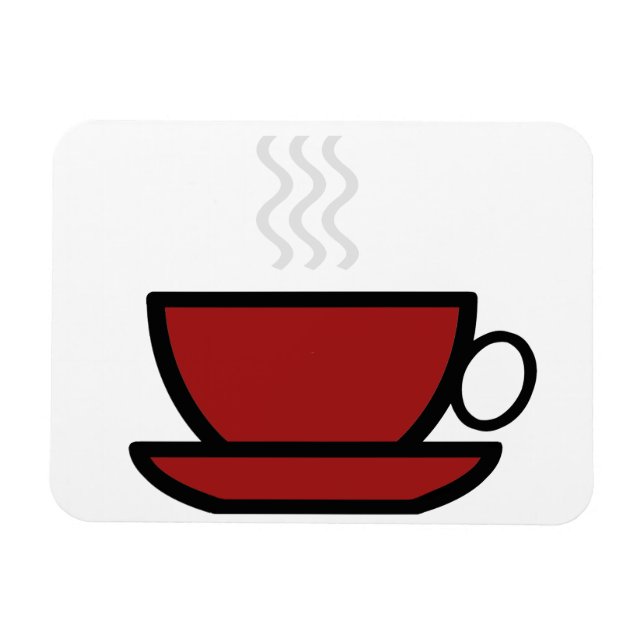 Kaffeebecher Flexible Magnet (Horizontal)