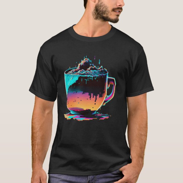 Kaffeebecher-Pullover_8 T-Shirt (Vorderseite)