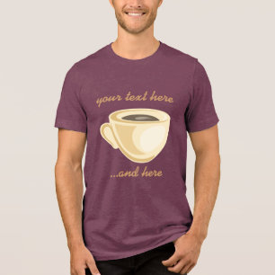 Kaffeebecher Tri-Blend Shirt