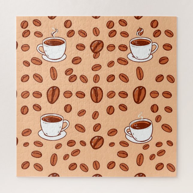 Kaffeebeeren-Tassen Cozy-Muster (Vertikal)