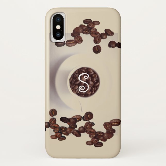 Kaffeebohne Case-Mate iPhone Hülle (Rückseite)