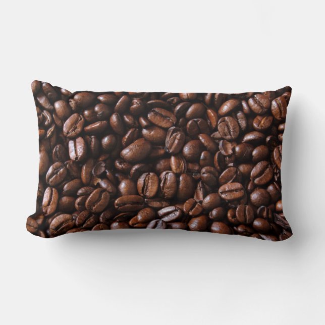 Kaffeebohne-Kissen Lendenkissen (Vorderseite)