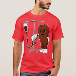 Kaffeebohne mit Kaffeekanne T-Shirt