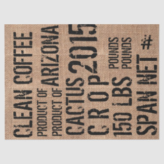 Kaffeebohne-Taschen-Seidenpapier Seidenpapier