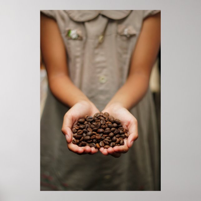 Kaffeebohnen aroma geröstet poster (Vorne)