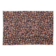 Kaffeebohnen Bleistift Zeichnend Muster rustikal b