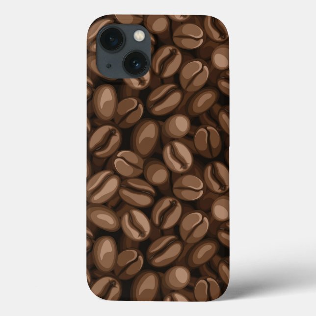 Kaffeebohnen Case-Mate iPhone Hülle (Rückseite)
