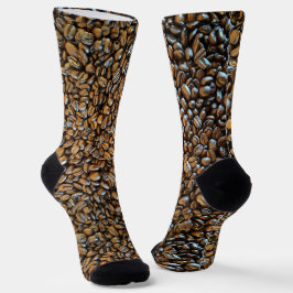 Kaffeebohnen Crew Socken