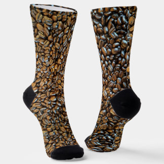 Kaffeebohnen Crew Socken