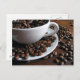 Kaffeebohnen drucken Postkarte (Vorne/Hinten)