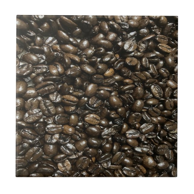 Kaffeebohnen Fliese (Vorderseite)