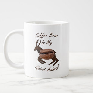 Kaffeebohnen-Geist Jumbo-Tasse