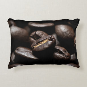 Kaffeebohnen gerösteten Kaffee Dekokissen