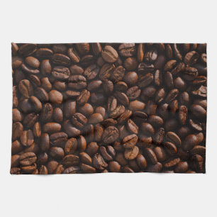 Kaffeebohnen Geschirrtuch