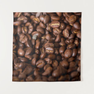 Kaffeebohnen Hintergrundabstrakte, Aroma, Hintergr Wandteppich