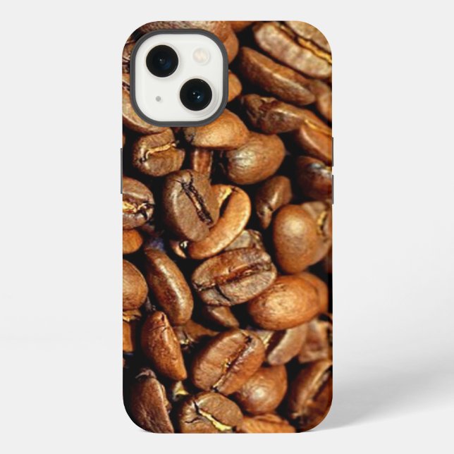 Kaffeebohnen-Hülle iPhone Hülle (Rückseite)