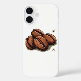 Kaffeebohnen iPhone 16 Hülle