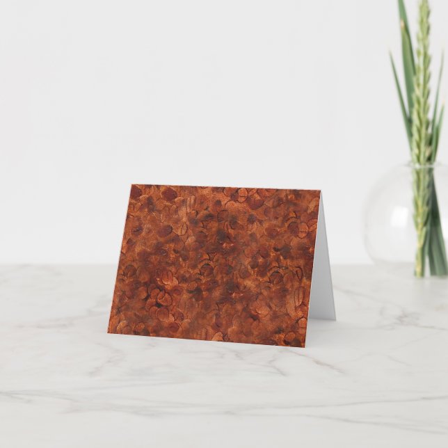 Kaffeebohnen-Karte Karte (Vorderseite)