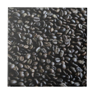 Kaffeebohnen Küche Fliese
