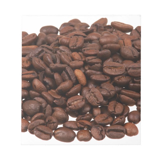 Kaffeebohnen Notizblock (Vorderseite)
