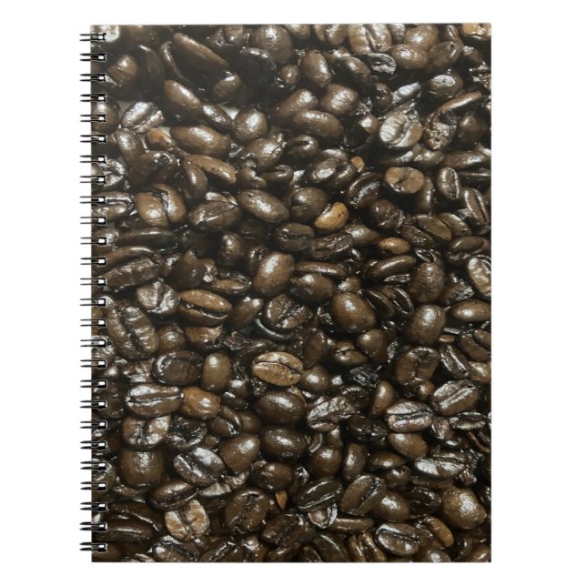 Kaffeebohnen Notizblock (Vorderseite)