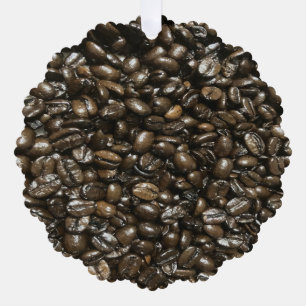 Kaffeebohnen Ornament Karte