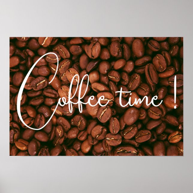 Kaffeebohnen Poster (Vorne)