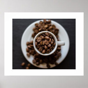 Kaffeebohnen-Poster Poster