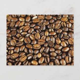 Kaffeebohnen Postkarte
