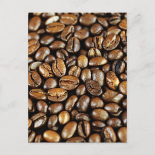 Kaffeebohnen Postkarte