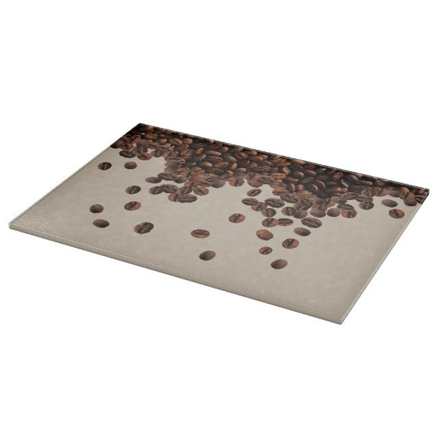 Kaffeebohnen Schneidebrett (Ecke)