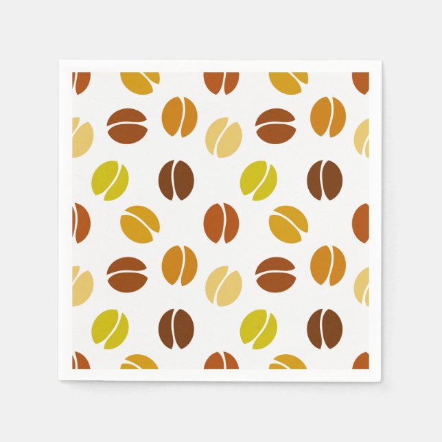 Kaffeebohnen Serviette (Vorderseite)