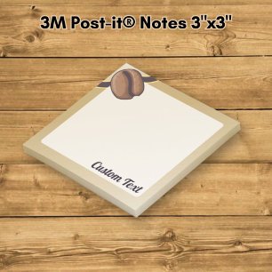 Kaffeebohnen-Symbol Post-it Klebezettel