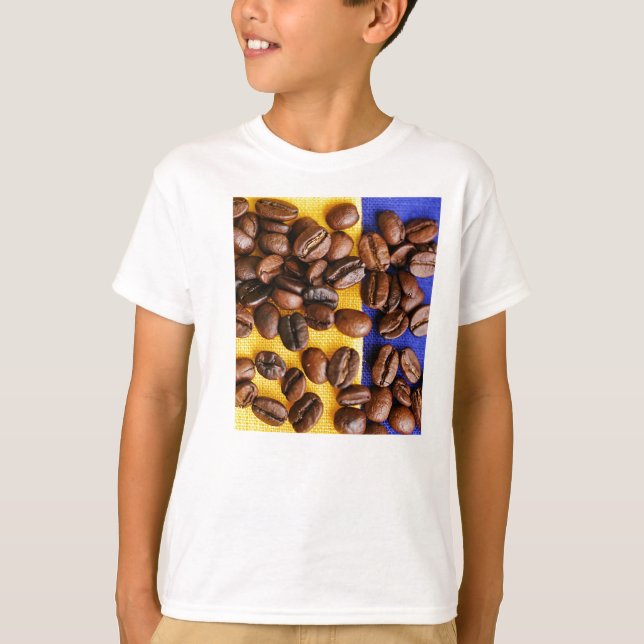 Kaffeebohnen T-Shirt (Vorderseite)