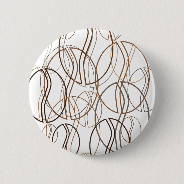 Kaffeebohnen-Weichheit Button (Vorderseite)