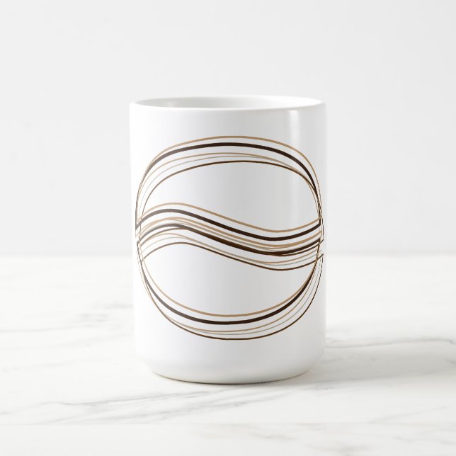 Kaffeebohnen-Weichheit Kaffeetasse (Mittel)