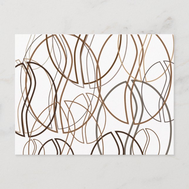 Kaffeebohnen-Weichheit Postkarte (Vorderseite)